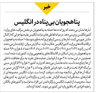 پناهجویان بیپناه در انگلیس